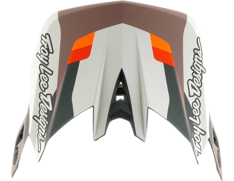 Troy Lee D4 Visor in Roamer Clay