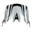 Troy Lee D4 Visor in The Line Charcoal/White