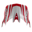 Troy Lee D4 Visor in The Line Fire/White
