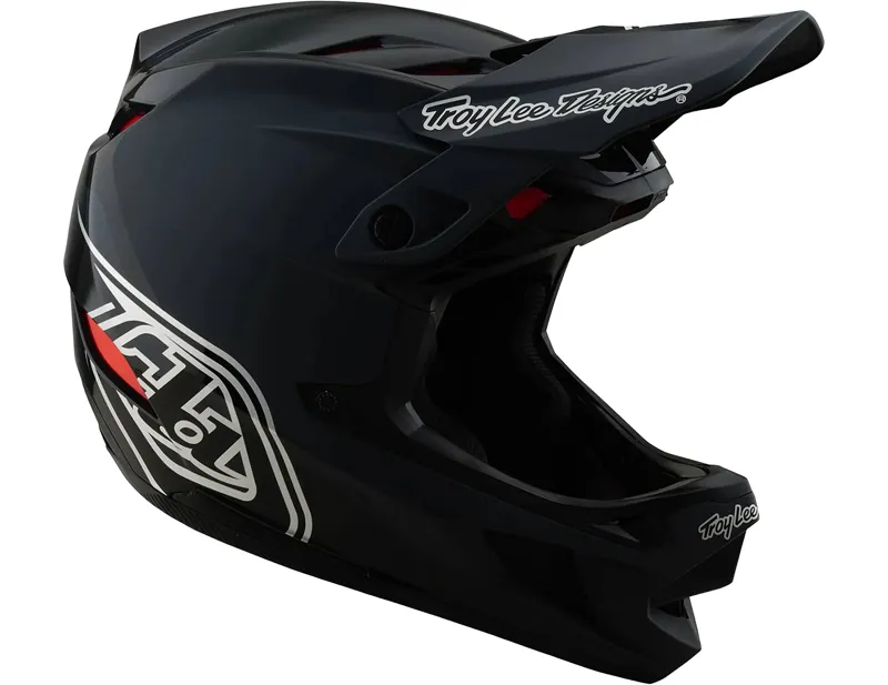 Balfes Bikes Troy Lee Designs D4 Polyacrylite Helmet in Shadow Black | Free postage over £30, £10 off first order, price match & 0% finance.