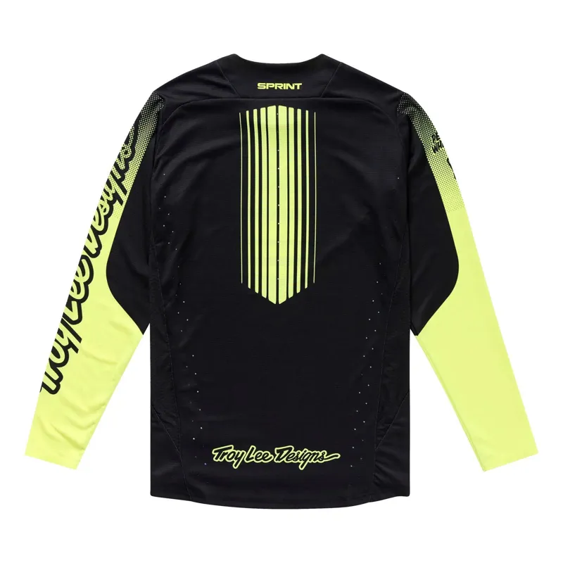 Troy Lee Designs Sprint Jersey in Segment Black-1