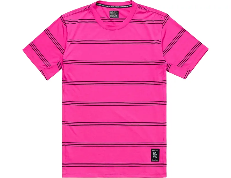 Balfes Bikes Troy Lee Designs Skyline Short Sleeve Ride Tee in Party Pink | Free postage over £30, £10 off first order, price match & 0% finance.