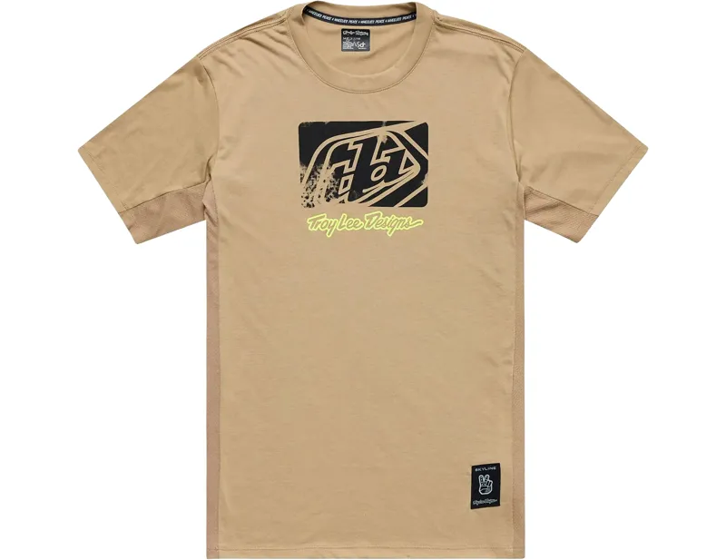 Balfes Bikes Troy Lee Designs Skyline Short Sleeve Ride Tee in Scrubbed Timber | Free postage over £30, £10 off first order, price match & 0% finance.