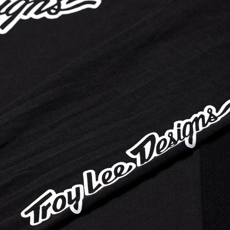 Troy Lee Designs Skyline Long Sleeve Ride Tee in Signature Black-2
