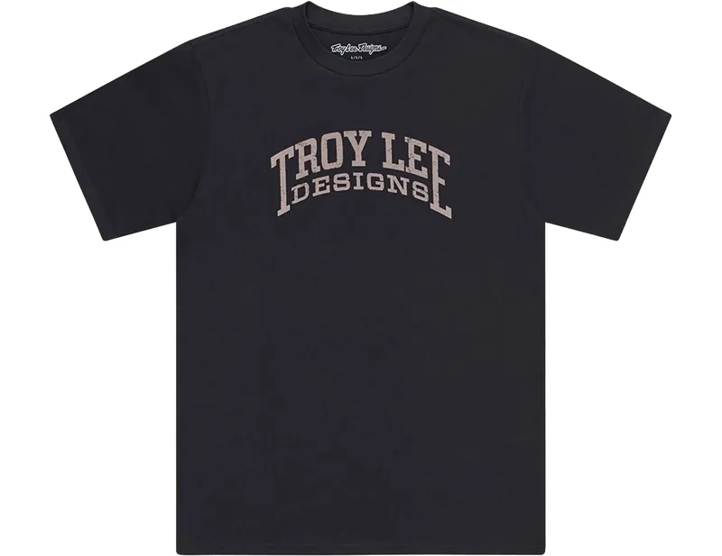 Balfes Bikes Troy Lee Designs Short Sleeve Scholar Tee in Carbon | Free postage over £30, £10 off first order, price match & 0% finance.