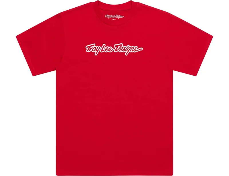 Balfes Bikes Troy Lee Designs Short Sleeve in Red | Free postage over £30, £10 off first order, price match & 0% finance.