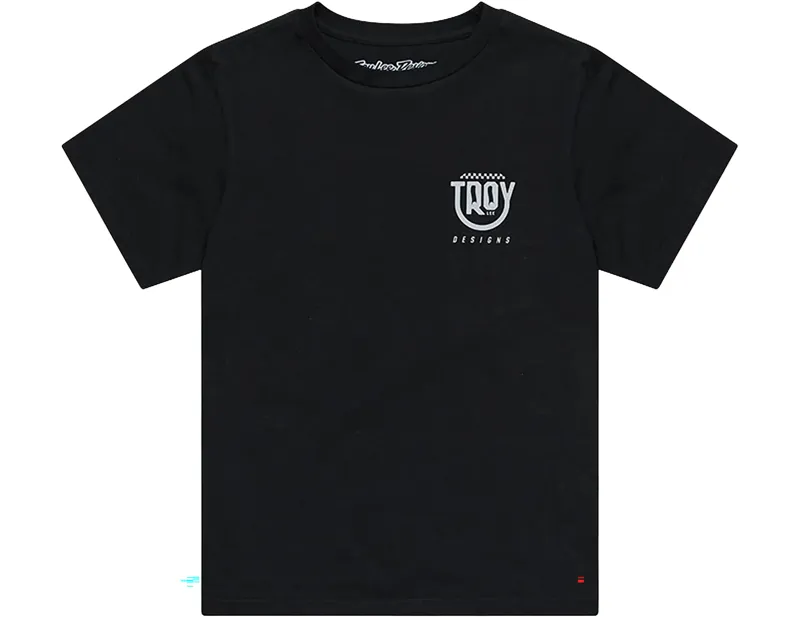 Balfes Bikes Troy Lee Designs Youth Short Sleeve Smiley Tee in Black | Free postage over £30, £10 off first order, price match & 0% finance.
