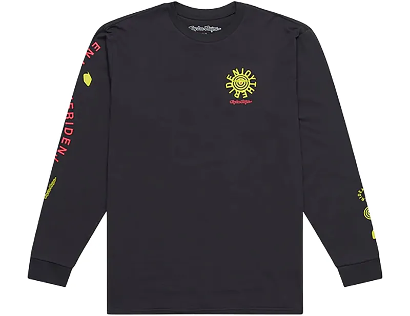 Balfes Bikes Troy Lee Designs Long Sleeve Enjoy Tee in Carbon | Free postage over £30, £10 off first order, price match & 0% finance.