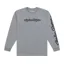 Troy Lee Designs Long Sleeve Signature Tee in Grey Heather