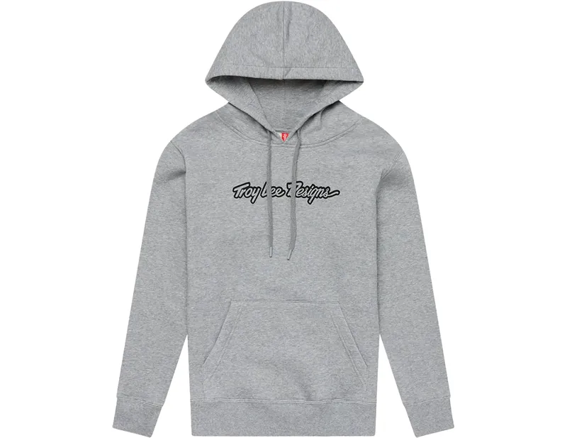 Balfes Bikes Troy Lee Designs Womens Signature Pullover in Grey Heather | Free postage over £30, £10 off first order, price match & 0% finance.