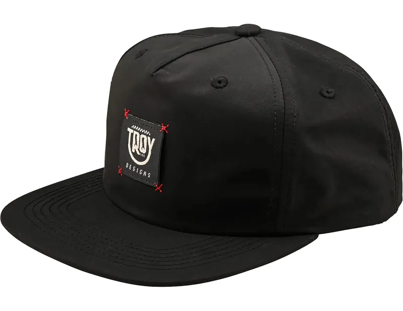 Balfes Bikes Troy Lee Designs Unstructured Smiley Snapback in Black | Free postage over £30, £10 off first order, price match & 0% finance.