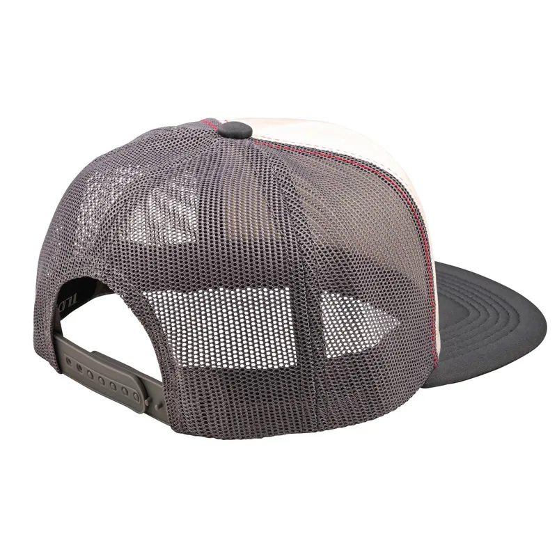 Troy Lee Designs Trucker Peace Out Snapback in Vintage White/Carbon-1
