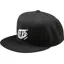 Troy Lee Designs Flat Bill Badge Snapback in Black