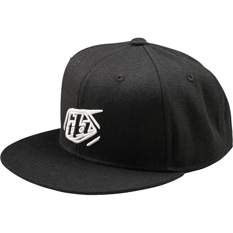 Balfes Bikes Troy Lee Designs Flat Bill Badge Snapback in Black | Free postage over £30, £10 off first order, price match & 0% finance.