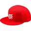 Troy Lee Designs Flat Bill Badge Snapback in Red