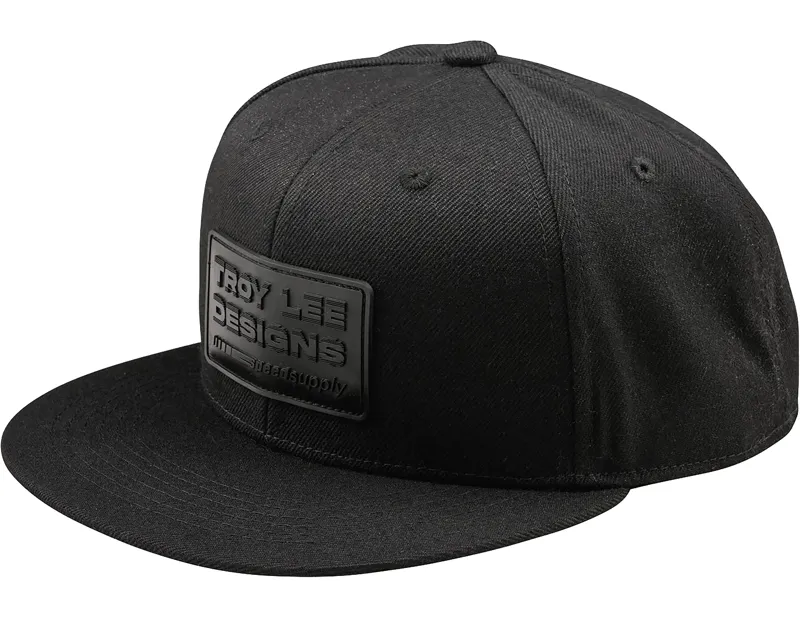 Balfes Bikes Troy Lee Designs Flat Bill Factory Snapback in Black | Free postage over £30, £10 off first order, price match & 0% finance.