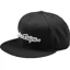 Troy Lee Designs Flat Bill Signature Snapback in Black