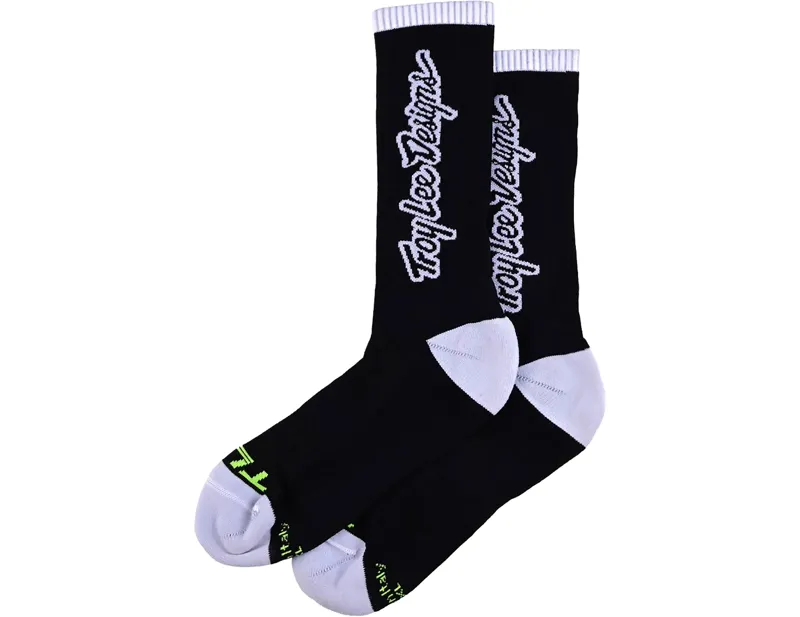 Balfes Bikes Troy Lee Designs Mens Performance Socks in Black | Free postage over £30, £10 off first order, price match & 0% finance.
