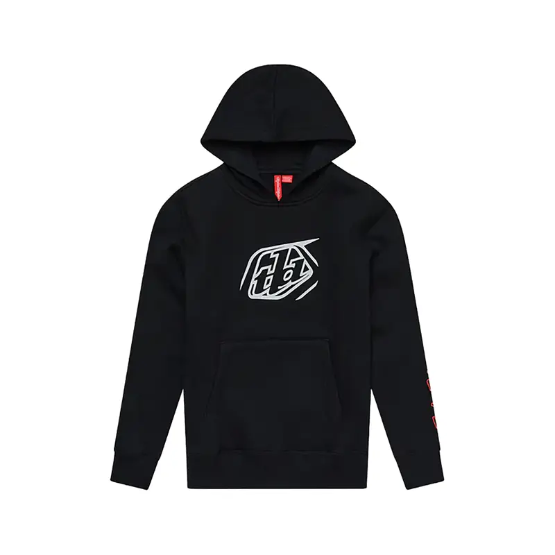 Balfes Bikes Troy Lee Designs Youth Badge Pullover in Black | Free postage over £30, £10 off first order, price match & 0% finance.