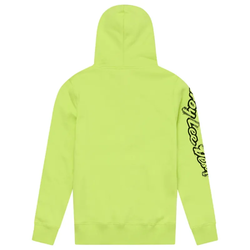 Troy Lee Designs Youth Peace Out Pullover in Glow Yellow-1