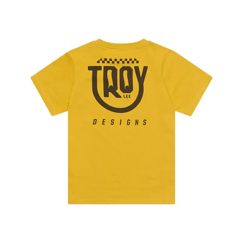 Troy Lee Designs Youth Short Sleeve Smiley Tee in Golden-1