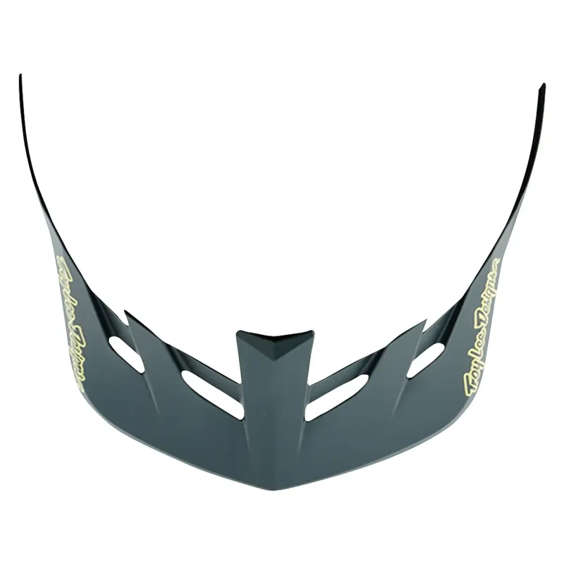 Troy Lee Designs Flowline SE MIPS Helmet in Badge Grey/Glo Yellow-4