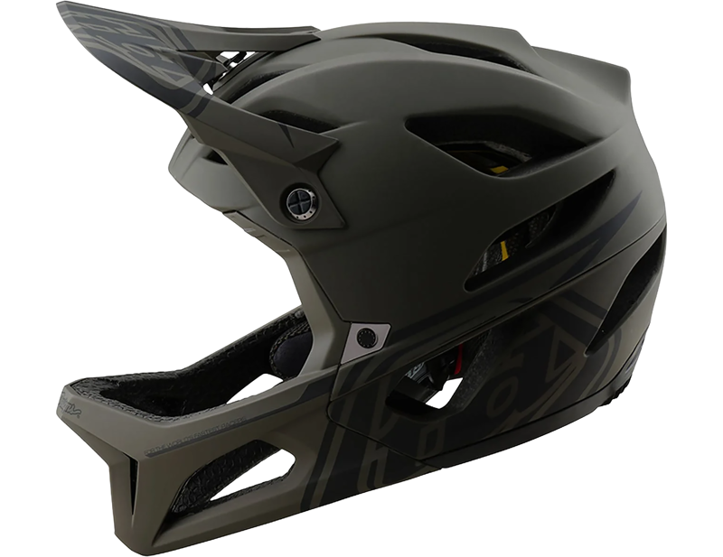 Troy Lee Designs Stage MIPS Helmet in Stealth Caper-1