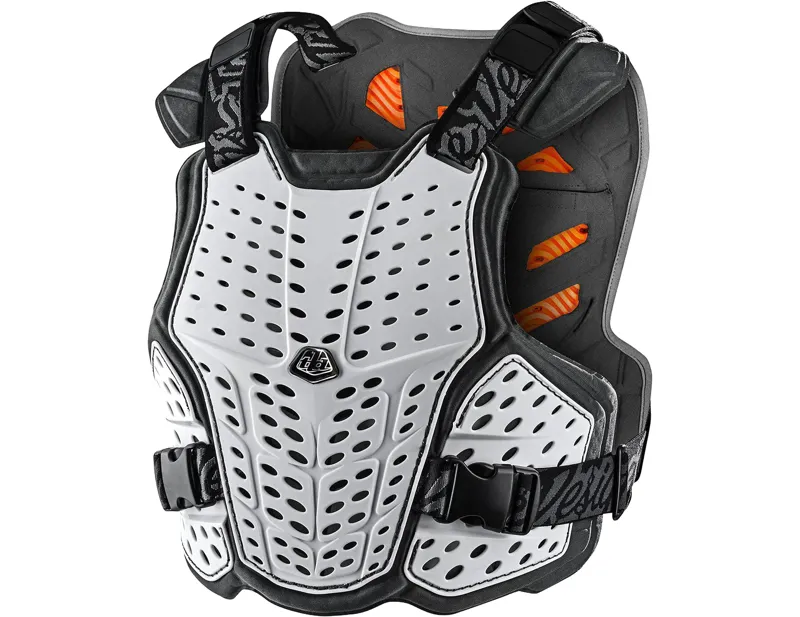 Balfes Bikes Troy Lee Designs Rockfight Ce Chest Protector in White | Free postage over £30, £10 off first order, price match & 0% finance.