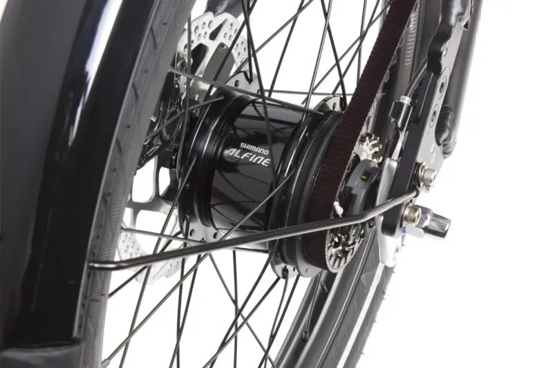 Tern Verge S8i Folding Bike 2026 in Satin Metallic Grey-7