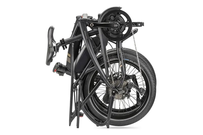 Tern Vektron S10 Electric Folding Bike 2025 in Satin Black-1