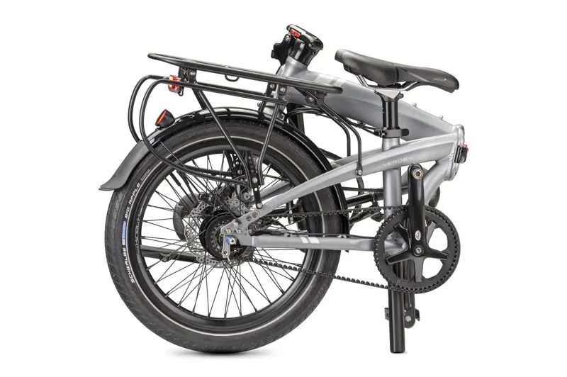 Tern Verge S8i Folding Bike 2026 in Satin Metallic Grey-1