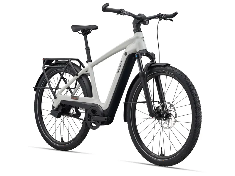 Giant Explore E+ 0 Double Diamond Electric Hybrid Bike 2026 in Snow Drift-1