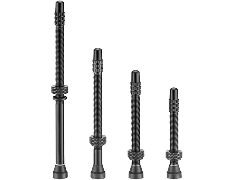Token Alloy Tubeless Valves 70mm in Black