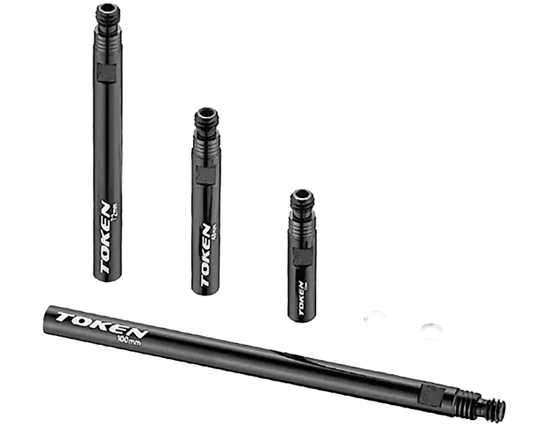 Token Alloy Valve Lengthener in Black
