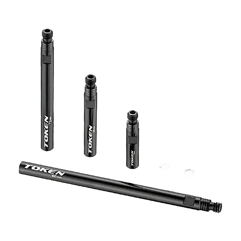 Balfes Bikes Token Alloy Valve Lengthener in Black | Free postage over £30, £10 off first order, price match & 0% finance.