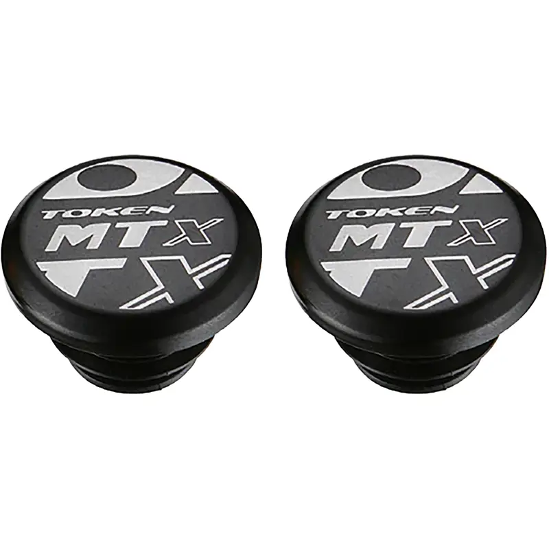 Balfes Bikes Token MTX Alloy Bar End Plugs in Black | Free postage over £30, £10 off first order, price match & 0% finance.