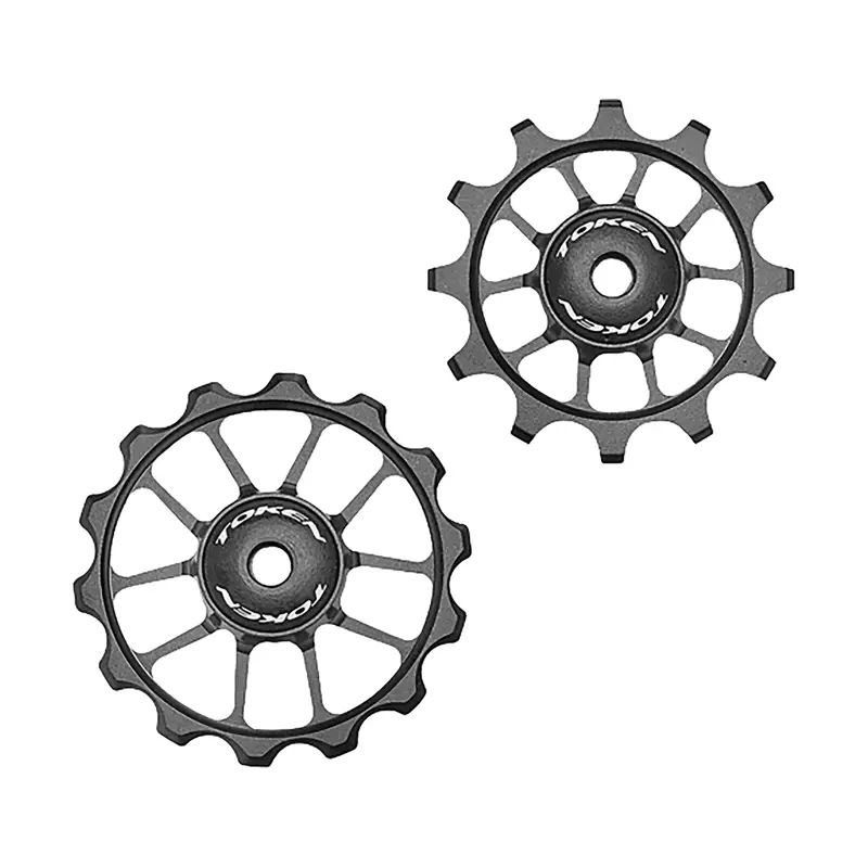Balfes Bikes Token Oversize Pulley Wheels Road Shimano/Sram 11 Speed in Black | Free postage over £30, £10 off first order, price match & 0% finance.