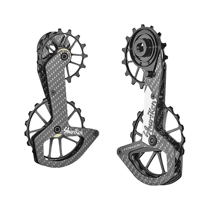 Balfes Bikes Token Shuriken Pulley System TBT for 12sp SRAM Force/Red AXS in Black | Free postage over £30, £10 off first order, price match & 0% finance.