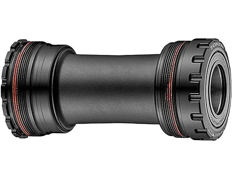 Token T47 Threaded Bottom Bracket Asymetric Shimano in Black