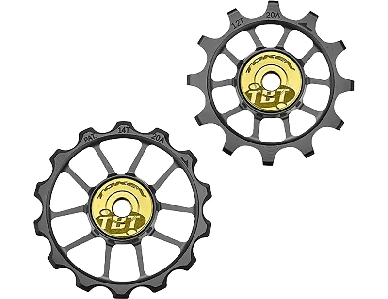 Balfes Bikes Token TBT Oversize Pulley Wheels SRAM 12s in Black | Free postage over £30, £10 off first order, price match & 0% finance.
