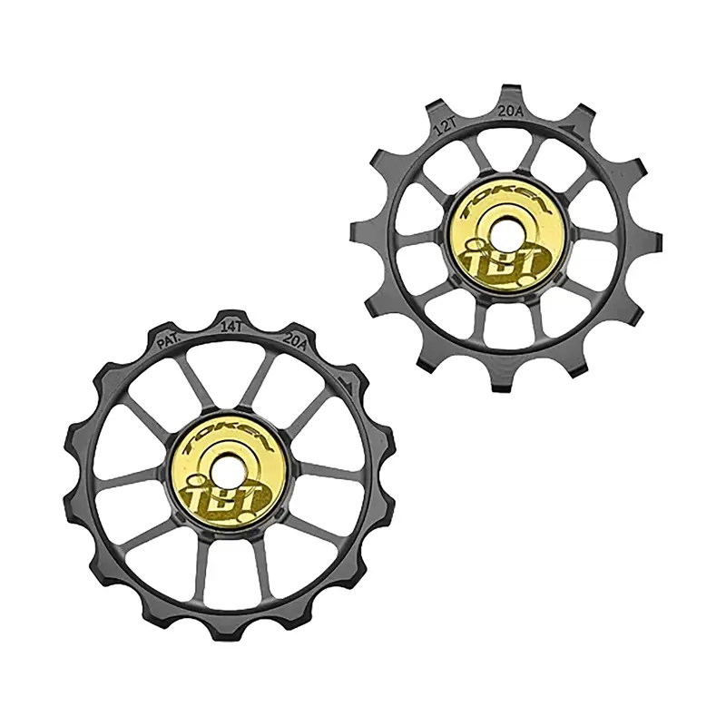 Balfes Bikes Token TBT Oversize Pulley Wheels SRAM 12s in Black | Free postage over £30, £10 off first order, price match & 0% finance.
