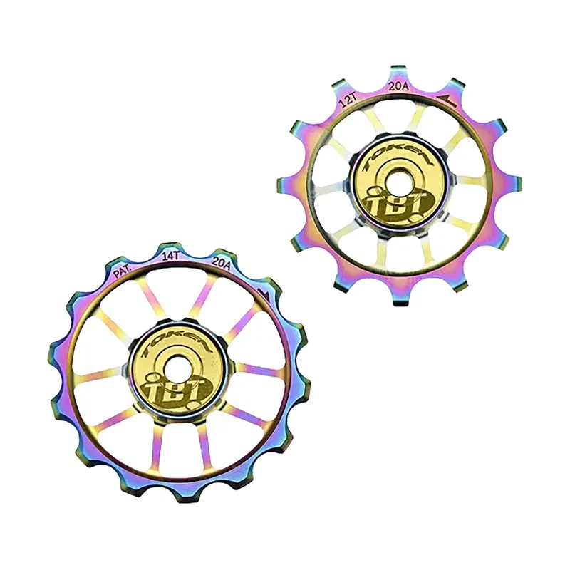 Balfes Bikes Token TBT Oversize Pulley Wheels SRAM 12s in Oil Slick | Free postage over £30, £10 off first order, price match & 0% finance.