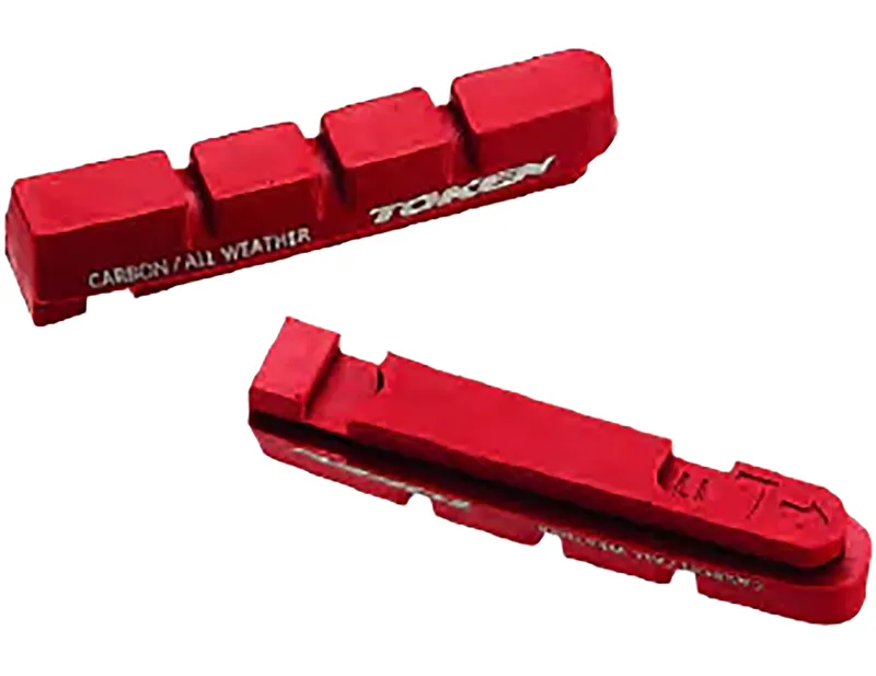 Balfes Bikes Token All-Weather Shimano Brake Pads for Carbon Wheels in Red | Free postage over £30, £10 off first order, price match & 0% finance.