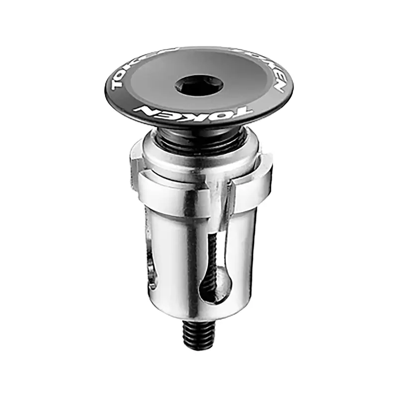 Balfes Bikes Token Zenith Push'n Turn Headset Expander 1-1/8 in Black | Free postage over £30, £10 off first order, price match & 0% finance.