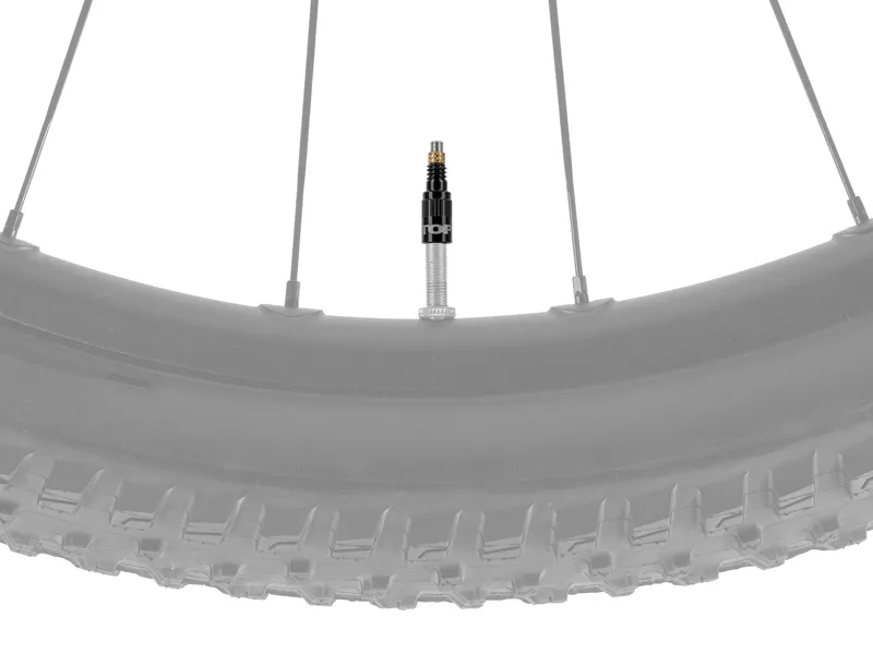 Topeak Turboflow Valve Adaptor in Black-1