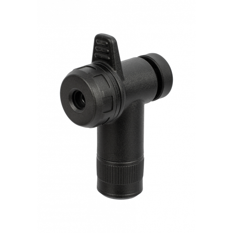 Topeak Turboflow Valve Combo with Rapidhead in Black-1