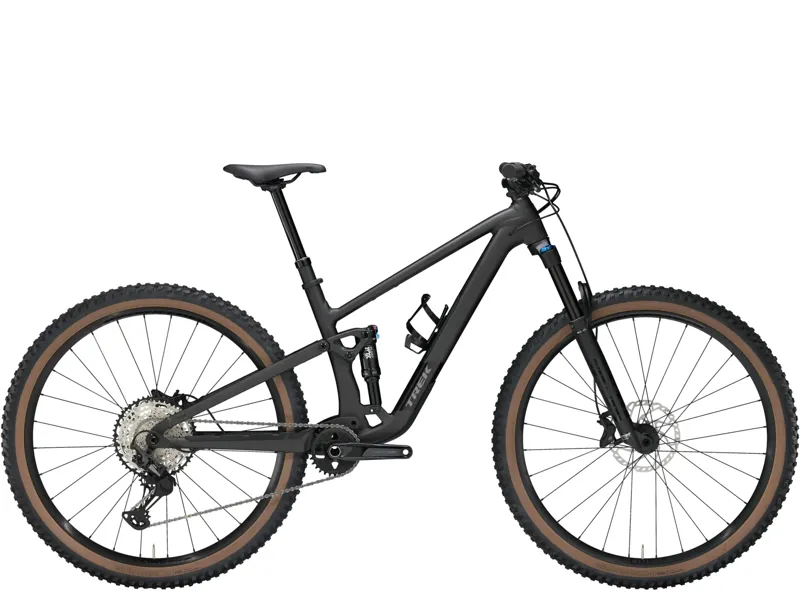 EX DISPLAY Trek Top Fuel 8 Gen 4 Full Suspension Mountain Bike Large 2026 in Dark Web Black
