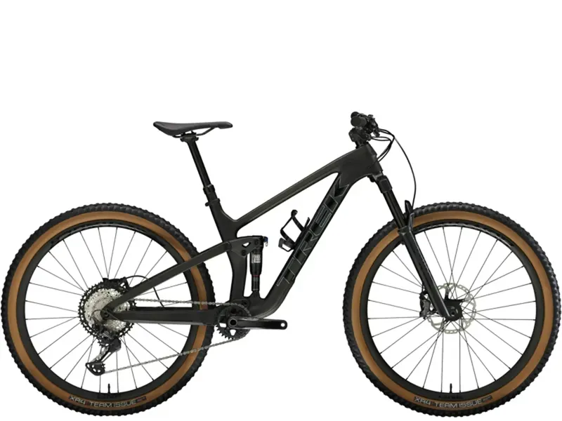 EX DISPLAY Trek Top Fuel 9.8 XT Gen 3 Full Suspension Mountain Bike MediumLarge 2025 in Raw Carbon