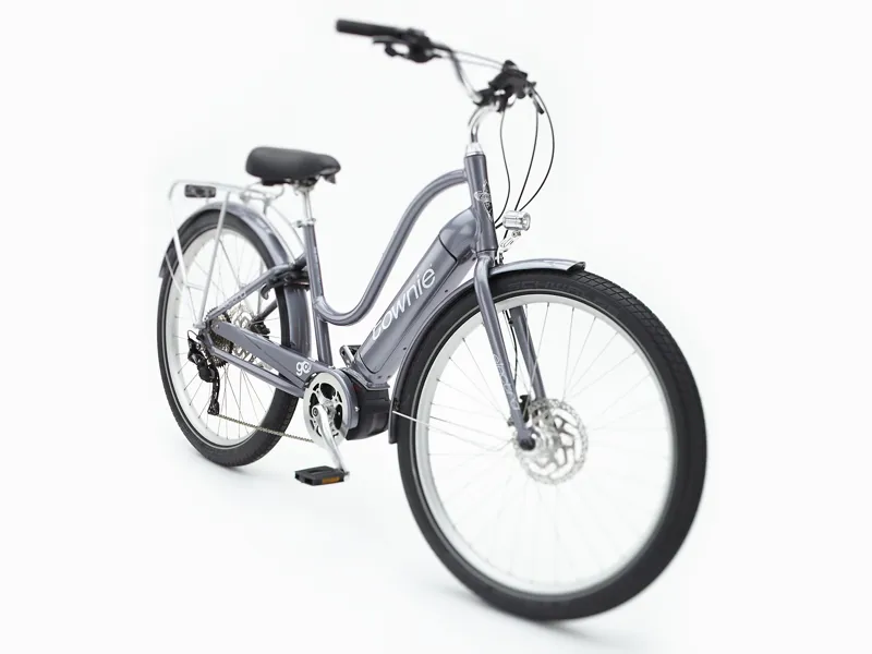 Electra Townie Path Go 10D Step Through Electric Hybrid Bike 2025 in Grey-1