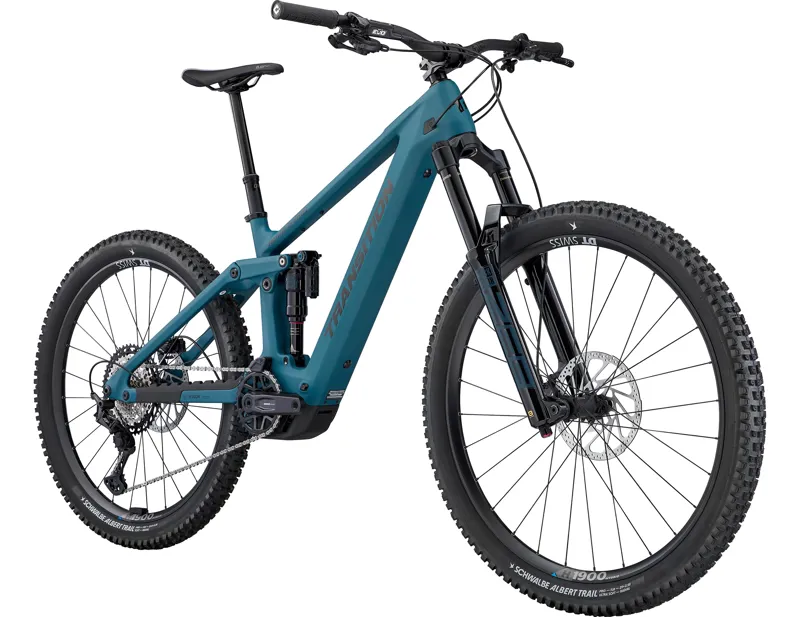 Transition Regulator CX XT Mullet Electric Full Sus Carbon MTB 2025 in Salish Sea Blue-1